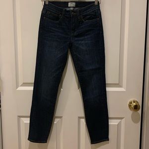 J.Crew Toothpick Dark Wash Jeans